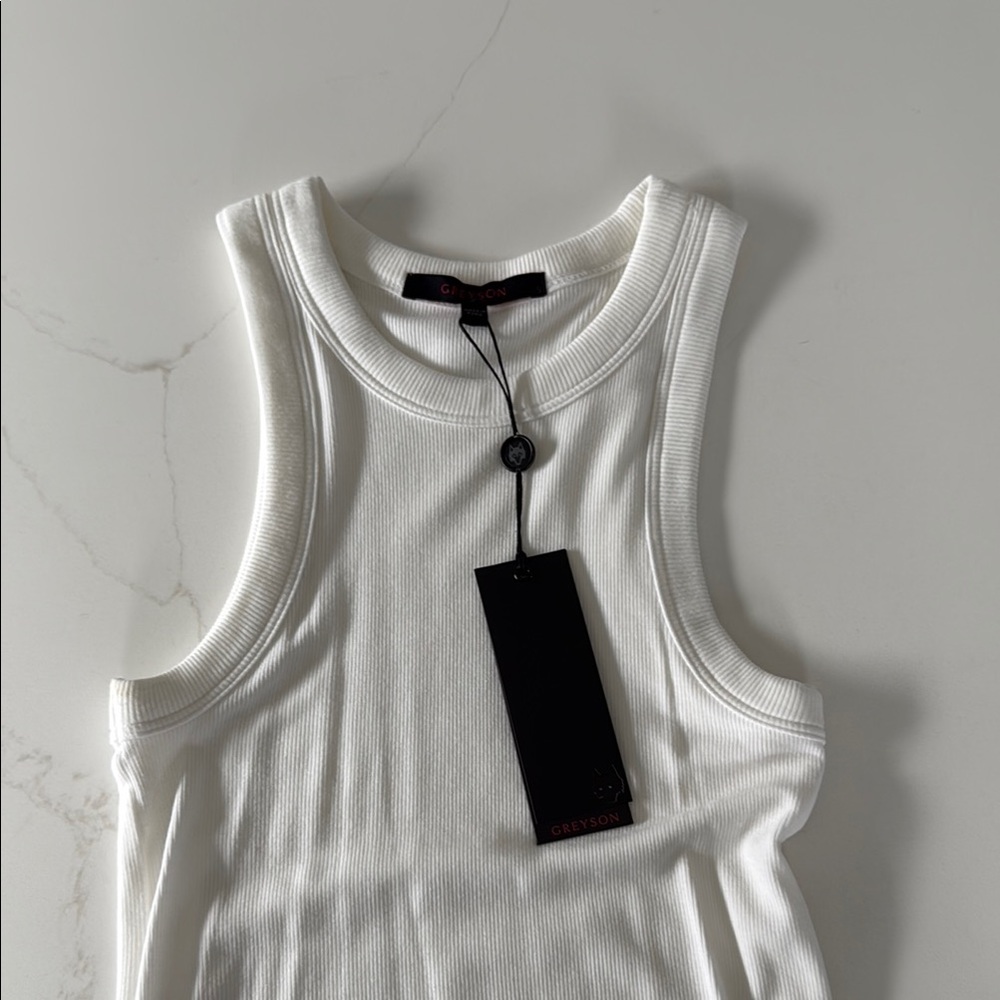 Greyson Women's White Tank Top
